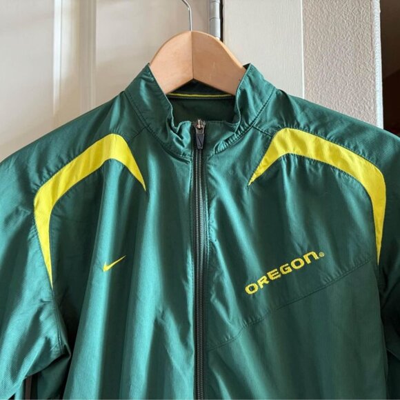 Women’s Nike U of O (University of Oregon) Ducks Full Zip‎ Wind Breaker-Size S - Picture 4 of 8
